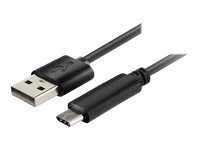 Cable USB-C Reversible a USB-A para Carga y Datos Xtech XTC-510 - 1.8m Negro - USB 2.0
