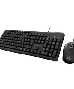 Xtech Combo Teclado y Ratón Multimedia Cableado USB Español Negro XTK-302S