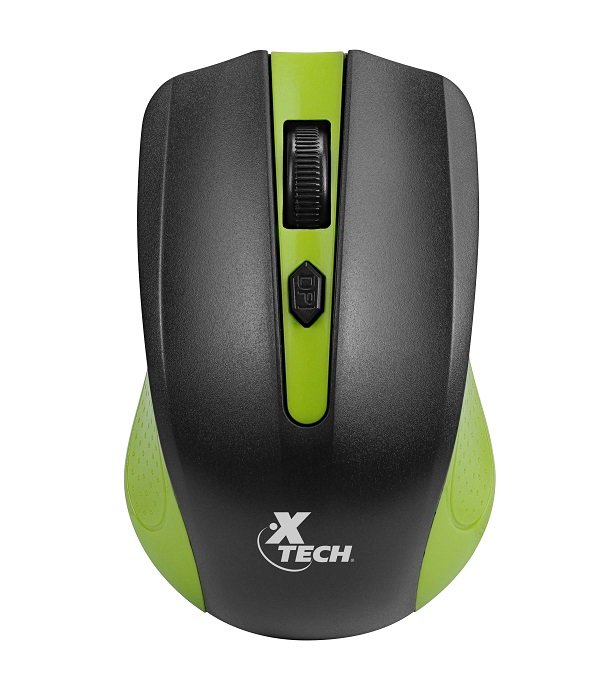 Mouse Inalámbrico 2.4GHz 1600 DPI Verde Xtech XTM-310GN 1 Xtech - Mouse - 2.4 GHz - Wireless - Green - 1600dpi XTM-310GN