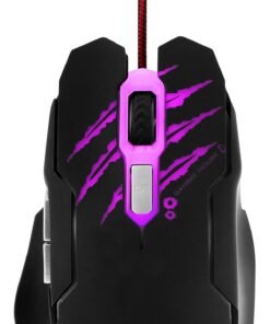 Mouse Gaming Xtech XTM-610 Lethal Haze - 3200 DPI Ajustable - Iluminación LED 4 Colores - 6 Botones Óptico - Cable Trenzado