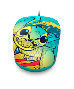 Mouse Disney Stitch Amarillo - USB con Cable - Xtech