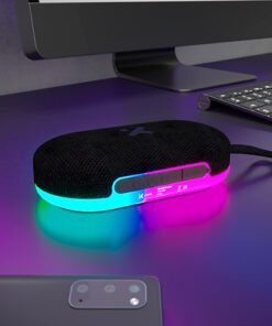Xtech - Speaker - black with LED lights and magnetic base - BT 5W TWS XTS-607