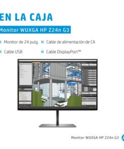 HP Z24n G3 - Monitor LED - 24" - 1920 x 1200 WUXGA @ 60 Hz - IPS - 350 cd/m² - 1000:1 - 5 ms - HDMI, 2xDisplayPort - plata 9 Gal 1C4Z5AAABA g2 1779440529