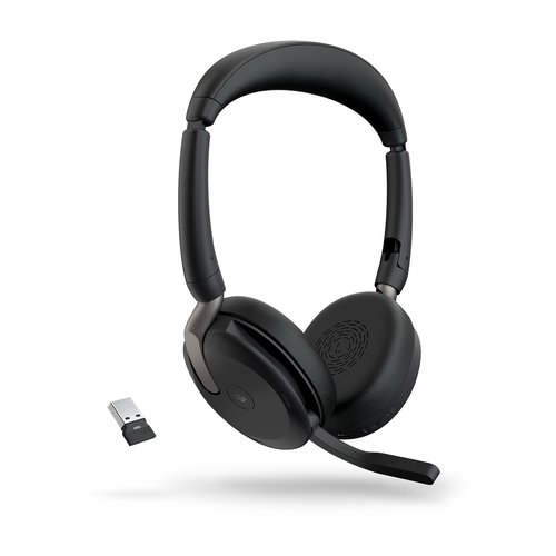 Auriculares Inalámbricos Estéreo Certificado MS Teams Jabra Evolve2 65 Flex Link380a 5 Auriculares Inalámbricos Estéreo Certificado MS Teams Jabra Evolve2 65 Flex Link380a - Imagen 5