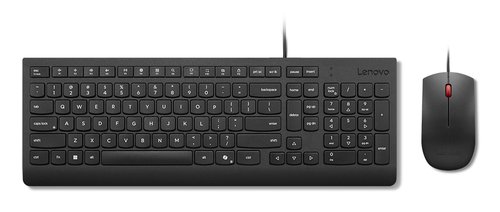 Lenovo Wired Keyboard & Mouse Combo | Plug & Play Reliability 2 Lenovo Wired Keyboard & Mouse Combo | Plug & Play Reliability - Imagen 2
