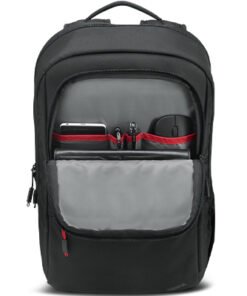 Lenovo ThinkPad Essential (Eco) - Mochila para transporte de portátil - 16" - negro con toques rojos 8 Lenovo ThinkPad Essential (Eco) - Mochila para transporte de portátil - 16" - negro con toques rojos - Imagen 3