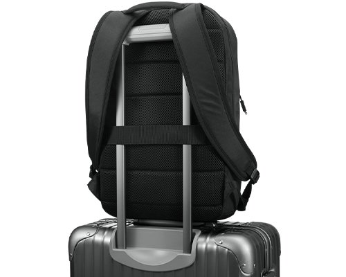 Lenovo ThinkPad Essential (Eco) - Mochila para transporte de portátil - 16" - negro con toques rojos 6 Lenovo ThinkPad Essential (Eco) - Mochila para transporte de portátil - 16" - negro con toques rojos - Imagen 6