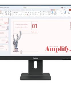 Alternative view of Lenovo ThinkVision E24-40 - LCD monitor - 23.8" - 1920 x 1080 - IPS - HDMI / DisplayPort / VGA - Black