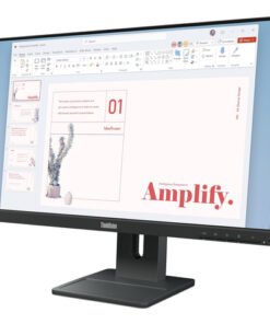 Lenovo ThinkVision E24-40 - LCD monitor - 23.8" - 1920 x 1080 - IPS - HDMI / DisplayPort / VGA - Black 8 Gal 64BAMAR1CL g1 1778563741
