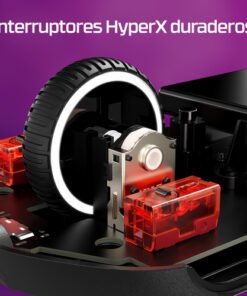 HyperX Pulsefire Haste 2 - Ratón - óptico - 6 botones - inalámbrico, cableado - 2.4 GHz, Bluetooth 5.0 - receptor inalámbrico USB - negro 10 Gal 6N0B0AA g3 1780594213