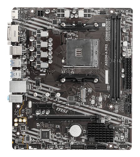 MSI A520M-A PRO: Placa Base Ryzen para PC Gaming 3 MSI A520M-A PRO: Placa Base Ryzen para PC Gaming - Imagen 3
