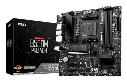 MSI - B550M PRO-VDH - Motherboard - DDR4 1 MSI - B550M PRO-VDH - Motherboard - DDR4