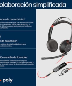 Poly Blackwire - 5220 - Handset - Imagen 4
