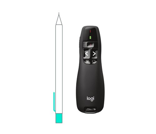 Logitech Presentador Inalámbrico R400 | Mando a Distancia con Puntero Láser para Presentaciones 8 Logitech Presentador Inalámbrico R400 | Mando a Distancia con Puntero Láser para Presentaciones - Imagen 8