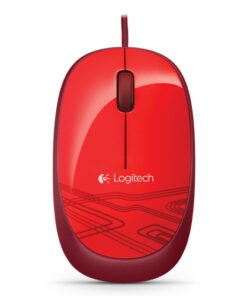 Alternative view of Logitech M105 - Ratón - óptico - cableado - USB - rojo
