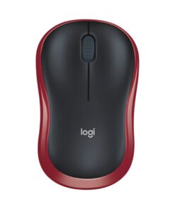 Mouse Inalámbrico 2.4GHz Óptico Ambidiestro Rojo Logitech M185 - Imagen 4