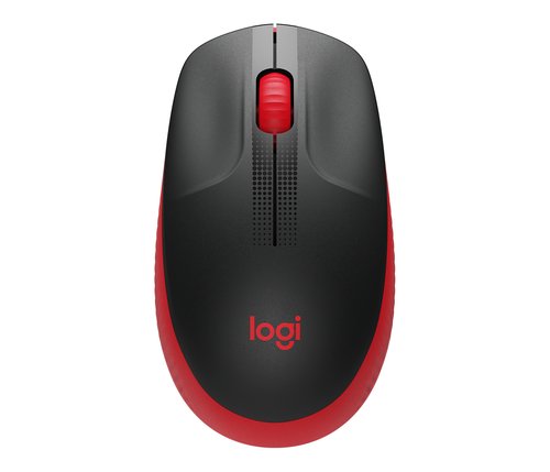 Mouse Inalámbrico Óptico Rojo Logitech M190 6 Mouse Inalámbrico Óptico Rojo Logitech M190 - Imagen 6