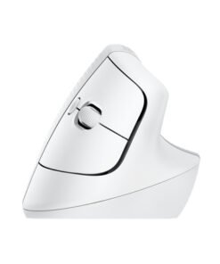 Logitech Lift Vertical Ergonomic Mouse - Ratón vertical - ergonómico - 6 botones - inalámbrico - 2.4 GHz, Bluetooth - receptor de USB Logitech Logi Bolt - blanco hueso - Imagen 2