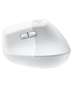 Logitech Lift Vertical Ergonomic Mouse - Ratón vertical - ergonómico - 6 botones - inalámbrico - 2.4 GHz, Bluetooth - receptor de USB Logitech Logi Bolt - blanco hueso - Imagen 5