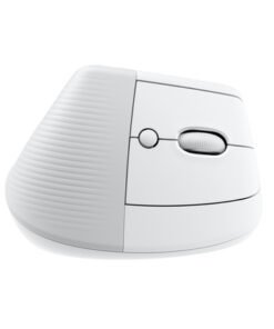 Logitech Lift Vertical Ergonomic Mouse - Ratón vertical - ergonómico - 6 botones - inalámbrico - 2.4 GHz, Bluetooth - receptor de USB Logitech Logi Bolt - blanco hueso - Imagen 6