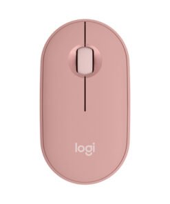 Mouse Inalámbrico Bluetooth Óptico Rosa Logitech Pebble Mouse 2 M350s - Imagen 3