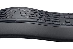 Alternative view of Logitech ERGO K860 - Teclado - inalámbrico - 2.4 GHz, Bluetooth 5.0 - grafito