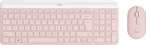 Logitech Combo Teclado y Ratón Inalámbrico Rosa Español 12 Logitech Combo Teclado y Ratón Inalámbrico Rosa Español - Imagen 12