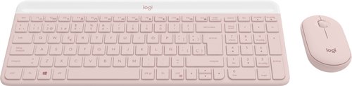 Logitech Combo Teclado y Ratón Inalámbrico Rosa Español 14 Logitech Combo Teclado y Ratón Inalámbrico Rosa Español - Imagen 14