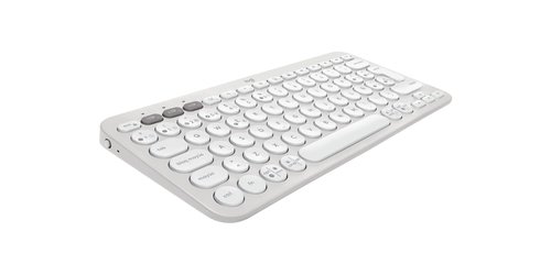 Teclado de Computador Inalámbrico Blanco Logitech 2 Teclado de Computador Inalámbrico Blanco Logitech - Imagen 2