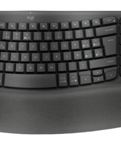 Alternative view of Logitech Wave Keys - Teclado Ergonómico Inalámbrico - Distribución Española - Grafito