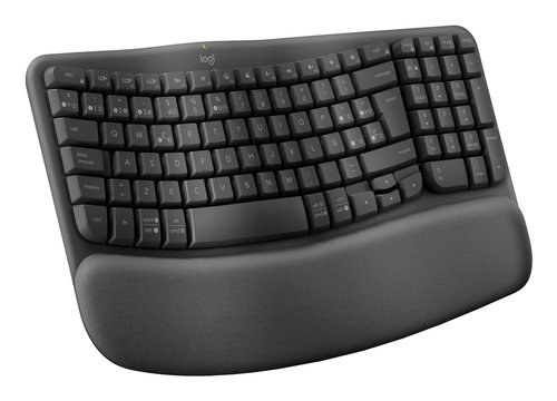 Logitech Wave Keys - Teclado Ergonómico Inalámbrico - Distribución Española - Grafito 13 Logitech Wave Keys - Teclado Ergonómico Inalámbrico - Distribución Española - Grafito - Imagen 13