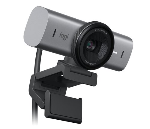 Logitech BRIO Webcam 4K Ultra HD | Profesional para Videoconferencias y Streaming 3 Logitech BRIO Webcam 4K Ultra HD | Profesional para Videoconferencias y Streaming - Imagen 3