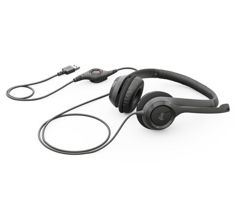 Logitech H390 USB Headset Cableado para Videollamadas y Oficina 2 Logitech H390 USB Headset Cableado para Videollamadas y Oficina - Imagen 2