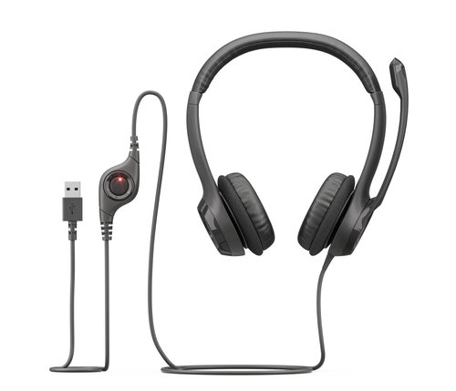 Logitech H390 USB Headset Cableado para Videollamadas y Oficina 3 Logitech H390 USB Headset Cableado para Videollamadas y Oficina - Imagen 3