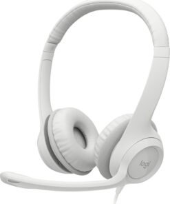 Alternative view of Logitech H390 Wired Headset for PC/Laptop, Off-white - Auricular - en oreja - cableado - USB-A - blanco hueso