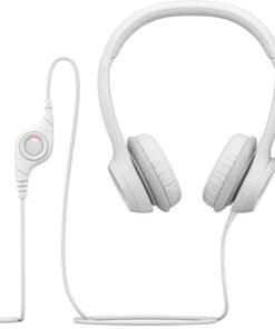 Logitech H390 Wired Headset for PC/Laptop, Off-white - Auricular - en oreja - cableado - USB-A - blanco hueso 7 Logitech H390 Wired Headset for PC/Laptop, Off-white - Auricular - en oreja - cableado - USB-A - blanco hueso - Imagen 4