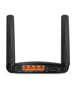 TP-LINK Archer MR200 - Wireless router - WWAN - 3-port switch - GigE - 802.11a/b/g/n/ac - Dual Band - Módem 4G LTE integrado de 150 Mbps-velocidad 433 Mbps a 5 GHz + 300 Mbps a 2.4 GHz - 4G Cat4 150/50 Mbps 9 TP-LINK Archer MR200 - Wireless router - WWAN - 3-port switch - GigE - 802.11a/b/g/n/ac - Dual Band - Módem 4G LTE integrado de 150 Mbps-velocidad 433 Mbps a 5 GHz + 300 Mbps a 2.4 GHz - 4G Cat4 150/50 Mbps - Imagen 4