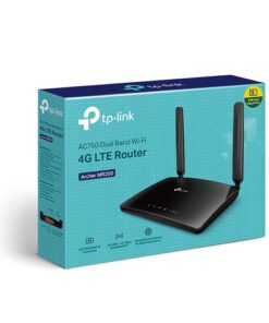 TP-LINK Archer MR200 - Wireless router - WWAN - 3-port switch - GigE - 802.11a/b/g/n/ac - Dual Band - Módem 4G LTE integrado de 150 Mbps-velocidad 433 Mbps a 5 GHz + 300 Mbps a 2.4 GHz - 4G Cat4 150/50 Mbps 11 TP-LINK Archer MR200 - Wireless router - WWAN - 3-port switch - GigE - 802.11a/b/g/n/ac - Dual Band - Módem 4G LTE integrado de 150 Mbps-velocidad 433 Mbps a 5 GHz + 300 Mbps a 2.4 GHz - 4G Cat4 150/50 Mbps - Imagen 6