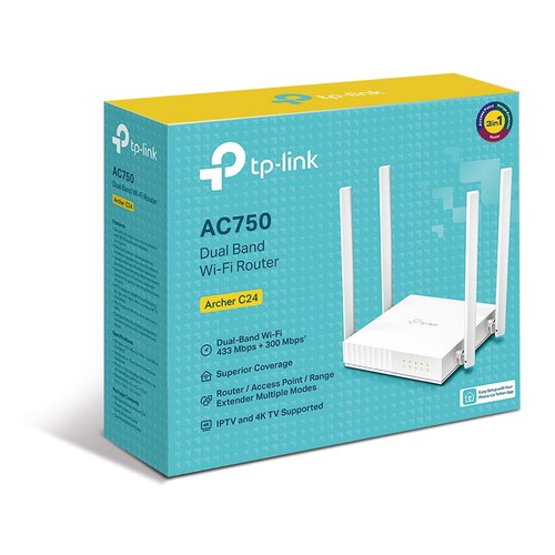 TP-Link - Archer C24 Router WiFi5 AC750 5 TP-Link - Archer C24 Router WiFi5 AC750 - Imagen 5