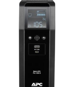 Alternative view of APC Back-UPS Pro BR1200SI - UPS - CA 220-240 V - 720 vatios - 1200 VA - USB - conectores de salida: 8 - negro