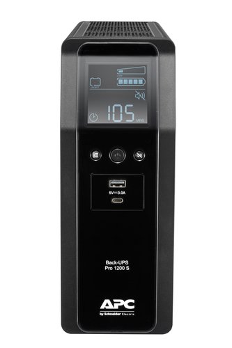 UPS 1200VA 720W 8 Salidas USB APC Back-UPS Pro BR1200SI 2 UPS 1200VA 720W 8 Salidas USB APC Back-UPS Pro BR1200SI - Imagen 2
