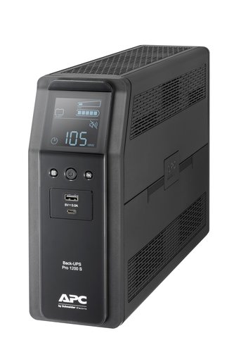 UPS 1200VA 720W 8 Salidas USB APC Back-UPS Pro BR1200SI 3 UPS 1200VA 720W 8 Salidas USB APC Back-UPS Pro BR1200SI - Imagen 3