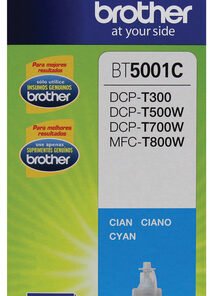 Alternative view of Brother BT5001C Botella de Tinta Original Cián Alta Capacidad para DCP-T300, DCP-T820DW, MFC-T800W