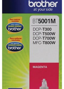 Alternative view of Brother BT5001M - Súper Alto Rendimiento - magenta - original - recarga de tinta - para Brother DCP-T300, DCP-T820DW, MFC-T800W