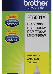 Alternative view of Brother BT5001Y Botella Tinta Original Amarilla Alto Rendimiento para DCP-T300, DCP-T820DW, MFC-T800W