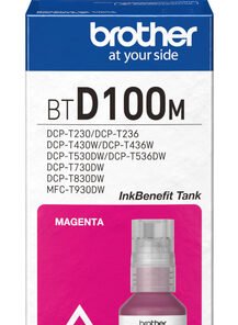 Alternative view of Brother Tinta Original BTD100M Magenta