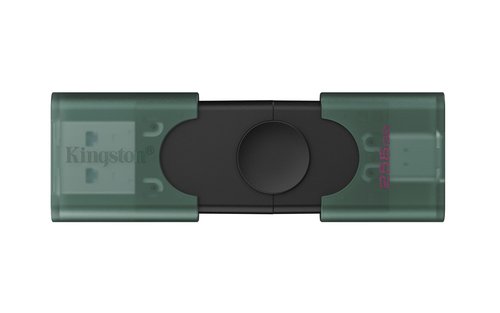 Kingston Pendrive 256GB Dual USB-A/USB-C 3.2 DataTraveler Duo 2 Kingston Pendrive 256GB Dual USB-A/USB-C 3.2 DataTraveler Duo - Imagen 2