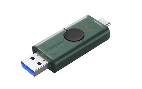 Kingston Pendrive 256GB Dual USB-A/USB-C 3.2 DataTraveler Duo 4 Kingston Pendrive 256GB Dual USB-A/USB-C 3.2 DataTraveler Duo - Imagen 4