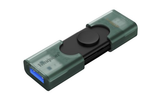 Kingston Pendrive 256GB Dual USB-A/USB-C 3.2 DataTraveler Duo 6 Kingston Pendrive 256GB Dual USB-A/USB-C 3.2 DataTraveler Duo - Imagen 6
