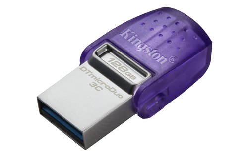 Pendrive 128GB USB 3.2 USB C Kingston DataTraveler microDuo 3C 2 Pendrive 128GB USB 3.2 USB C Kingston DataTraveler microDuo 3C - Imagen 2